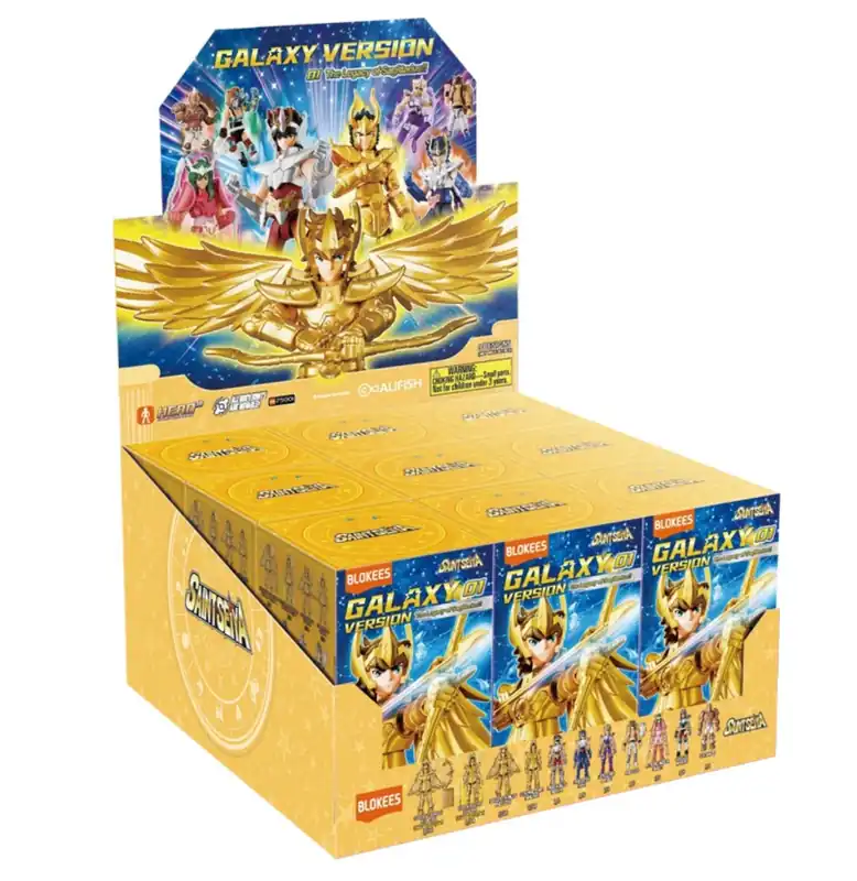 Display Maquettes BLOKEES Saint Seiya Galaxy Version 01 Legacy of Sagittarius !! (9 Blindbox) Koopje