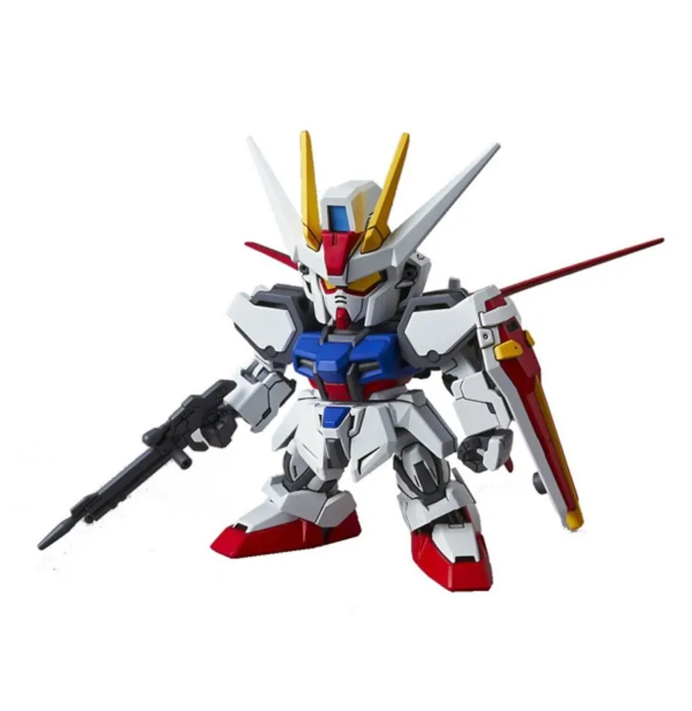 Flitsaanbieding Maquette Gundam - 002 Aile Strike Gundam Gunpla SD EX-STD 8cm