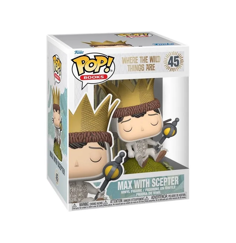 Gereduceerde Prijs Funko Pop ! Max et Les Maximonstres - Max with Scepter (10 cm)