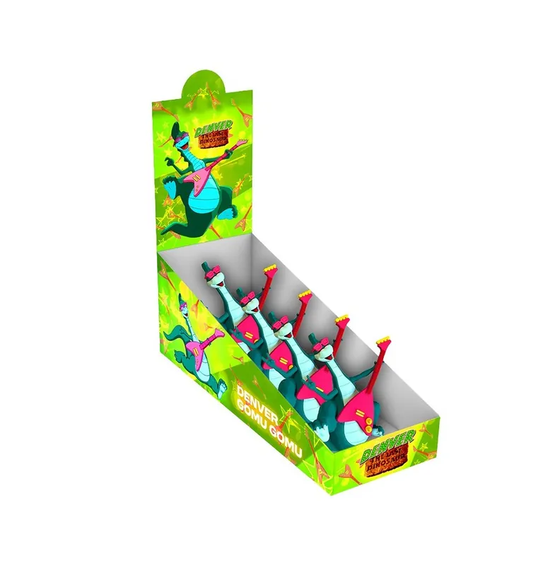Meest Verkocht Denver le Dernier Dinosaure – Figurines Gomu Gomu (Boîte de 4, 11 cm)