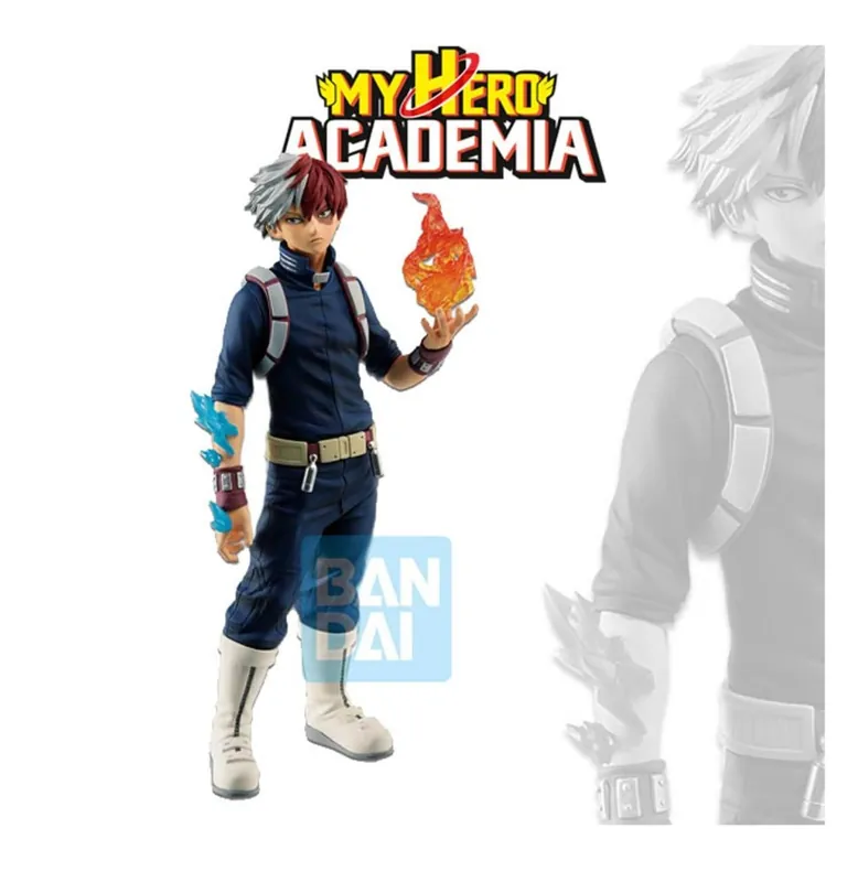 Speciale Aanbieding Figurine My Hero Academia - Shoto Todoroki Ichibansho Fighting Heroes Feat Ones Justice 24cm