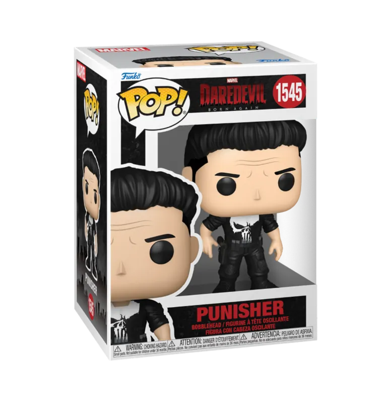 Funko Pop ! Marvel Daredevil – Punisher (Born Again) Beperkte Voorraad