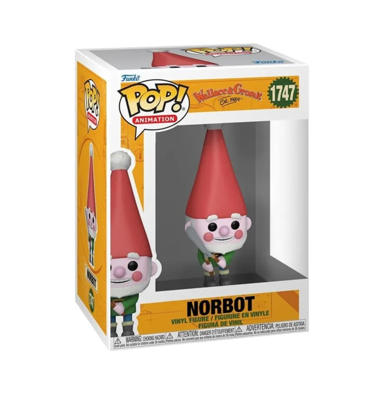 Merkproduct Figurine Wallace & Gromit - Norbot Pop 10cm