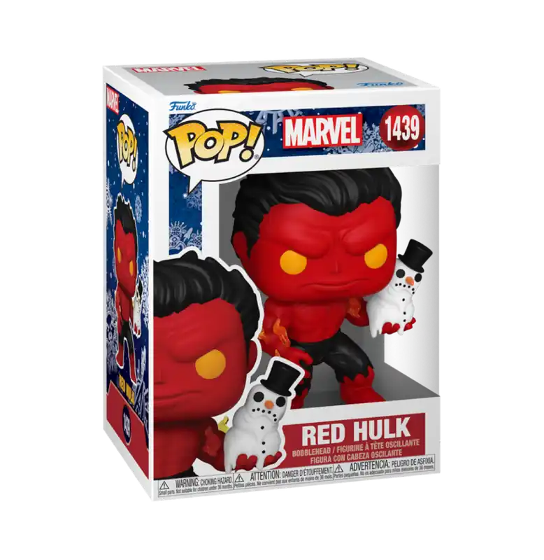 Gereduceerde Prijs Figurine Marvel - Holiday 2024 Red Hulk Pop 10cm