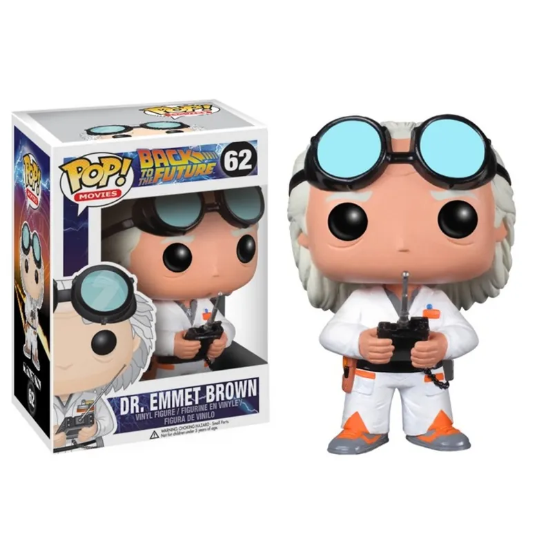 Figurine Retour Vers Le Futur - Doc Emmet Brown Pop 10cm Laatste Versie