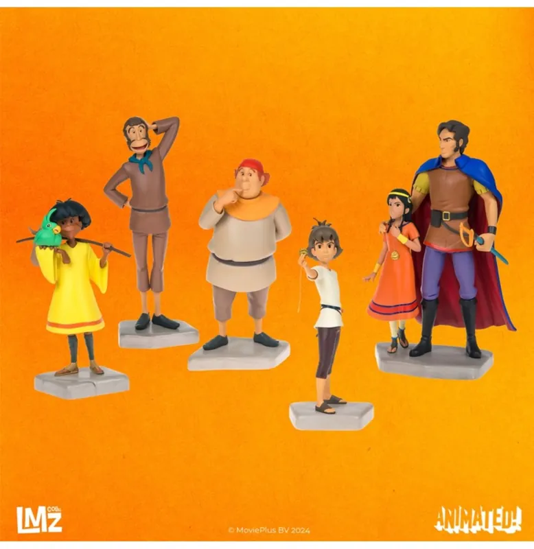 Bestel Nu Statues Les Mysterieuses Cites D‘Or - Pack 6 Personnages Esteban Tao Zia Mendosa Sancho Pedro LMZ Animated 16cm