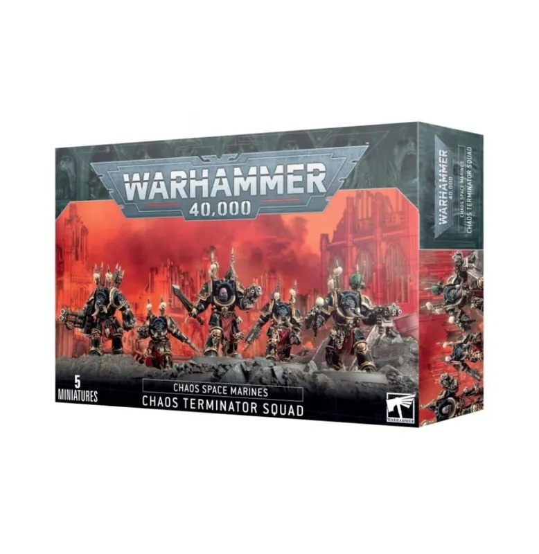 Chaos Space Marines Escouade De Terminator Du Chaos Op = Op