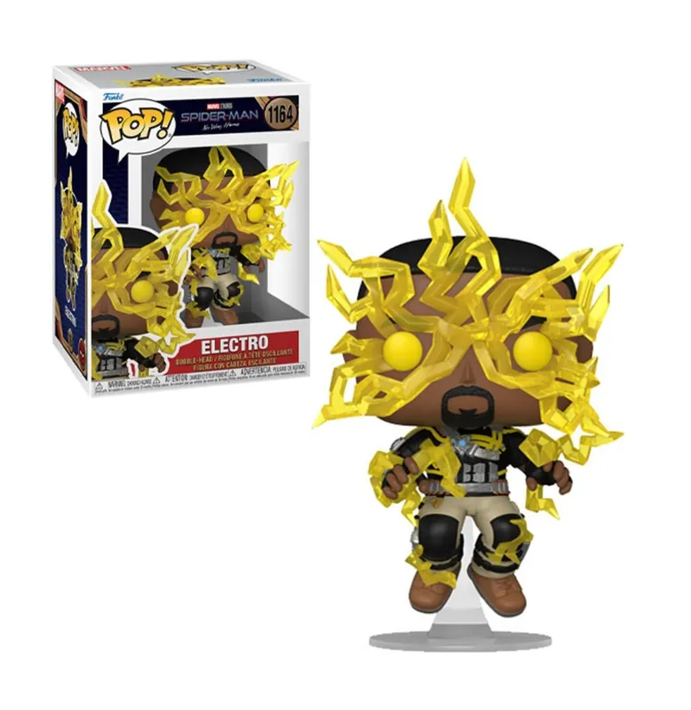 Figurine Marvel Spider-Man No Way Home – Electro Finale Pop 10cm Hoge Kwaliteit