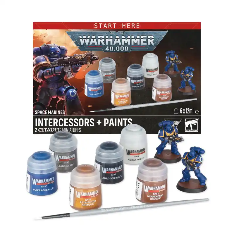 S/MARINES + PAINTS SET Premium