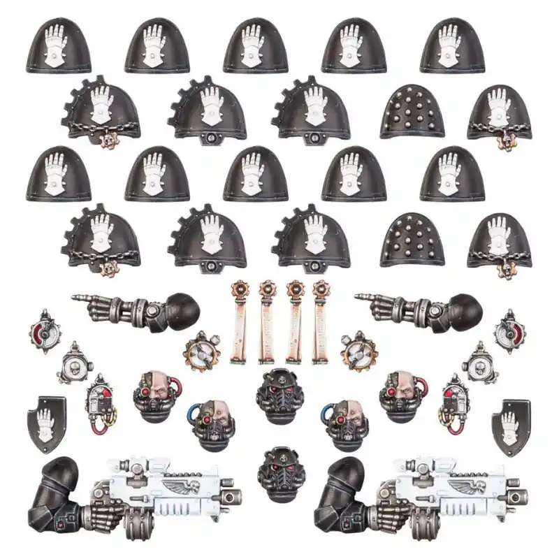 Améliorations et décalcomanies Iron Hands Primaris Koopje