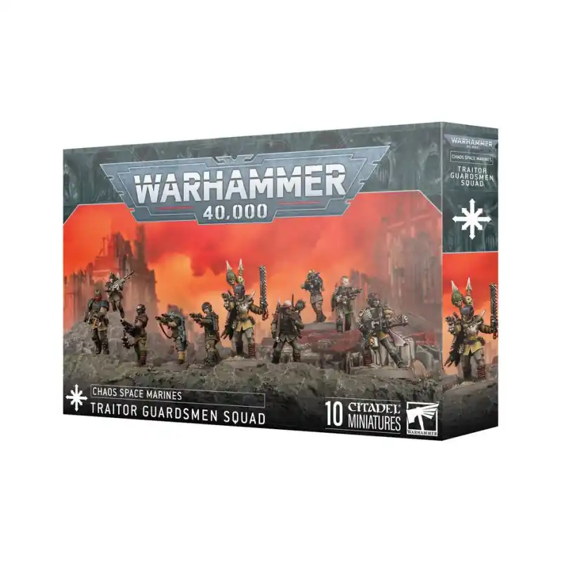 Betrouwbaar Chaos Space Marines - Escouade de Gardes Renégats