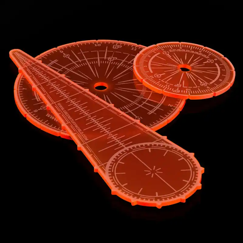 Actieprijs Gabarits d’Explosion – Orange Fluo