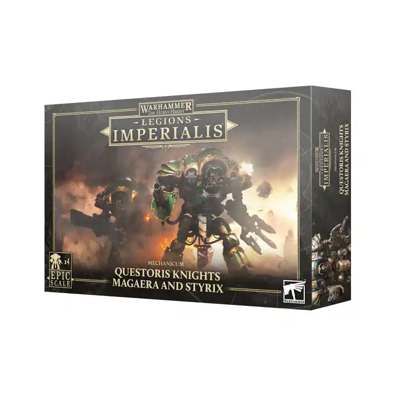 Legions Imperialis - Mechanicum Questoris Knights Magaera and Styrix Seizoensaanbieding