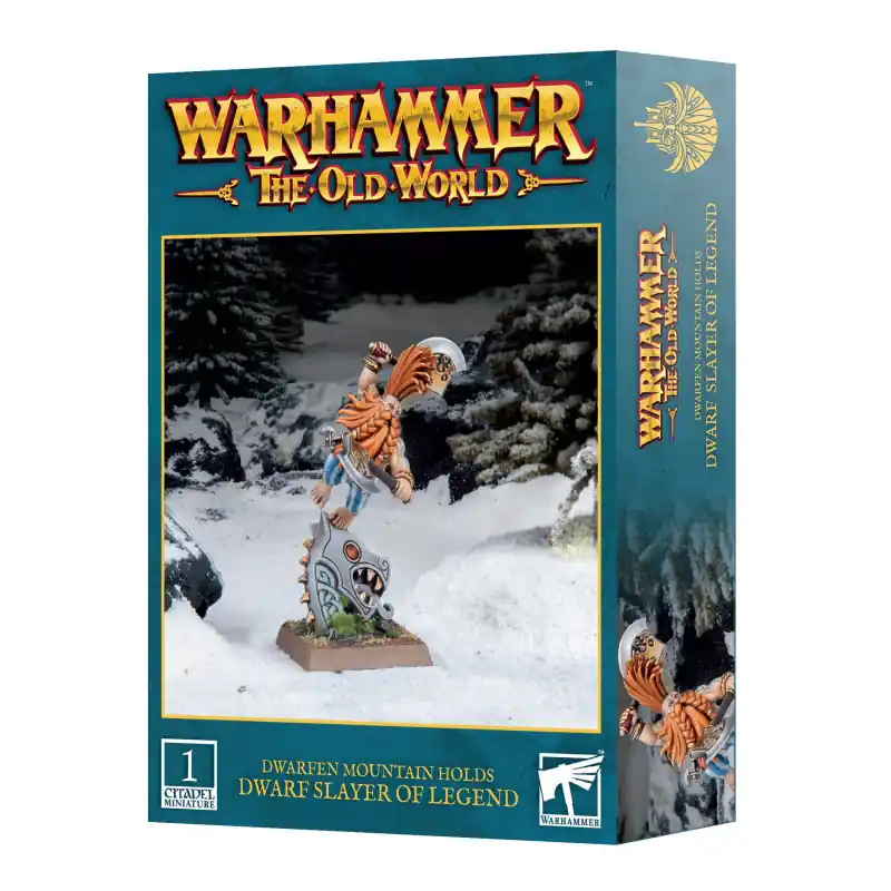 Nieuw DWARF MOUNTAIN HOLDS SLAYER OF LEGEND / Tueur de Légende Nain