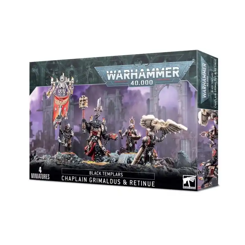 Flitsaanbieding Black Templars - Chapelain Grimaldus & Suite