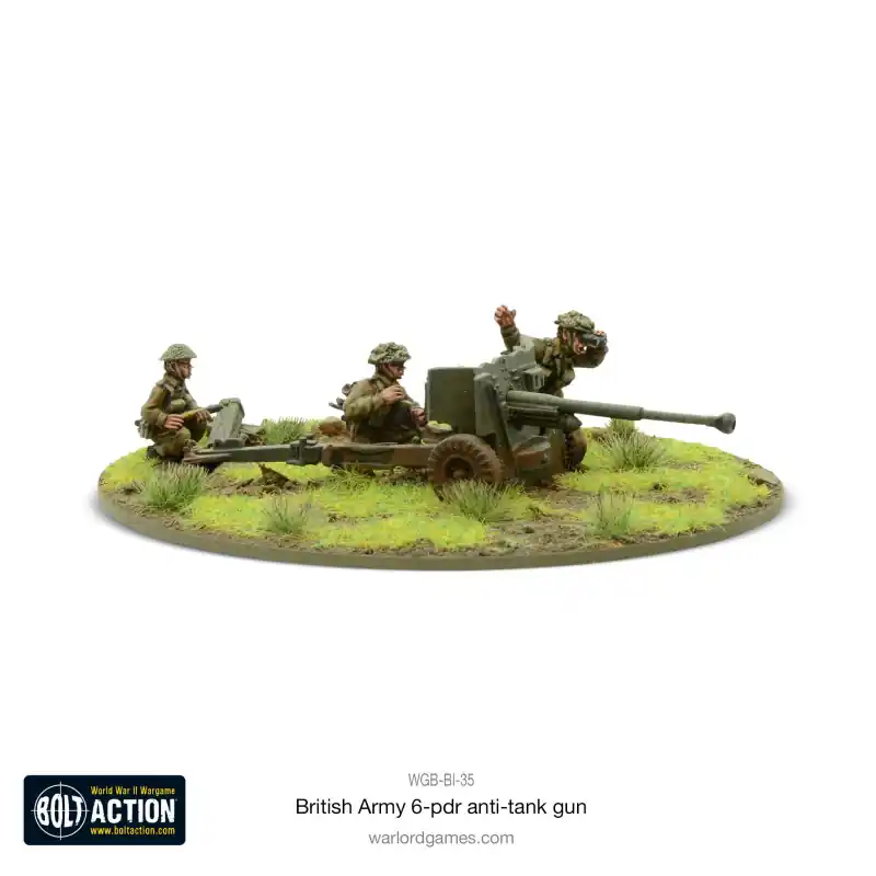 British Army Six Pounder AT Gun Merkproduct