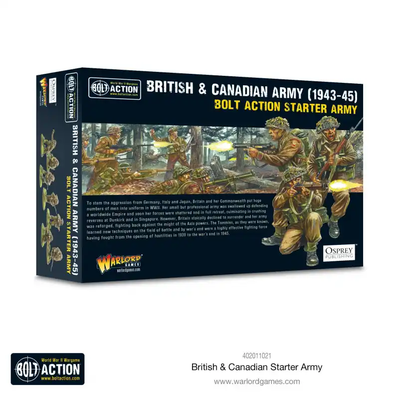Bolt Action - British & Canadian Army (1943-45) Starter Army Betrouwbaar