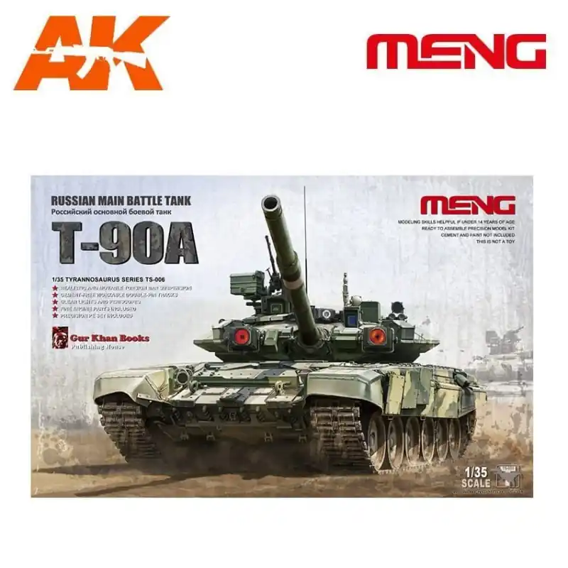 1/35 Russian Main Battle Tank T-90A Hoge Kwaliteit