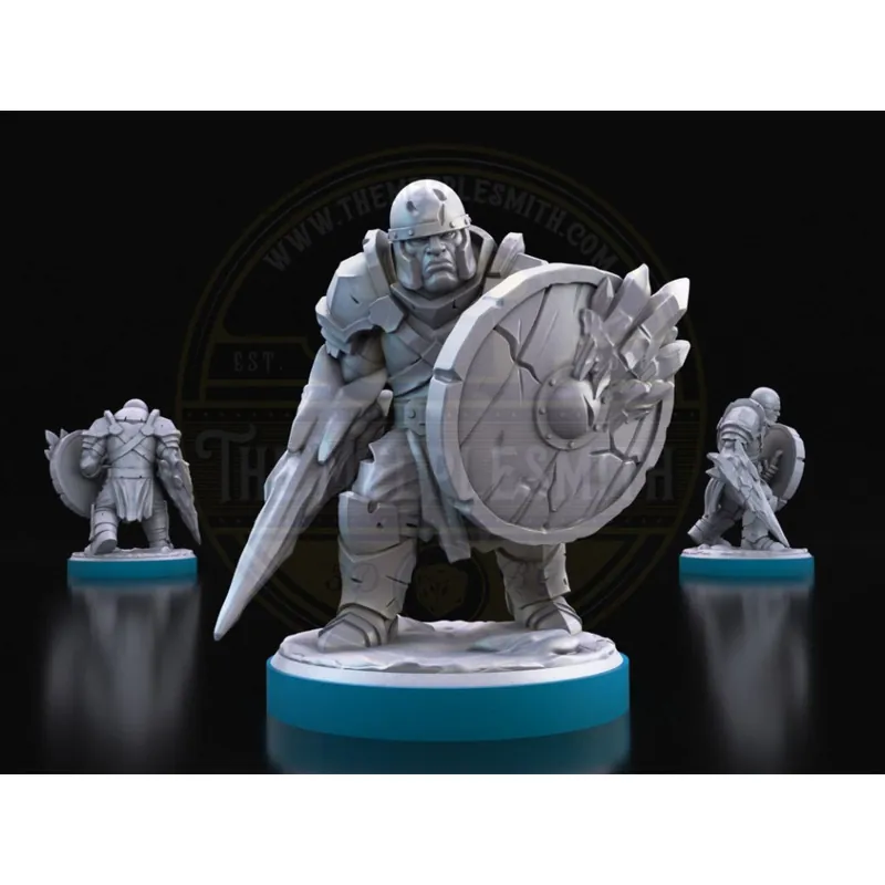 Frost Bound Thrall with Shield, Ice Zombie Gereduceerde Prijs