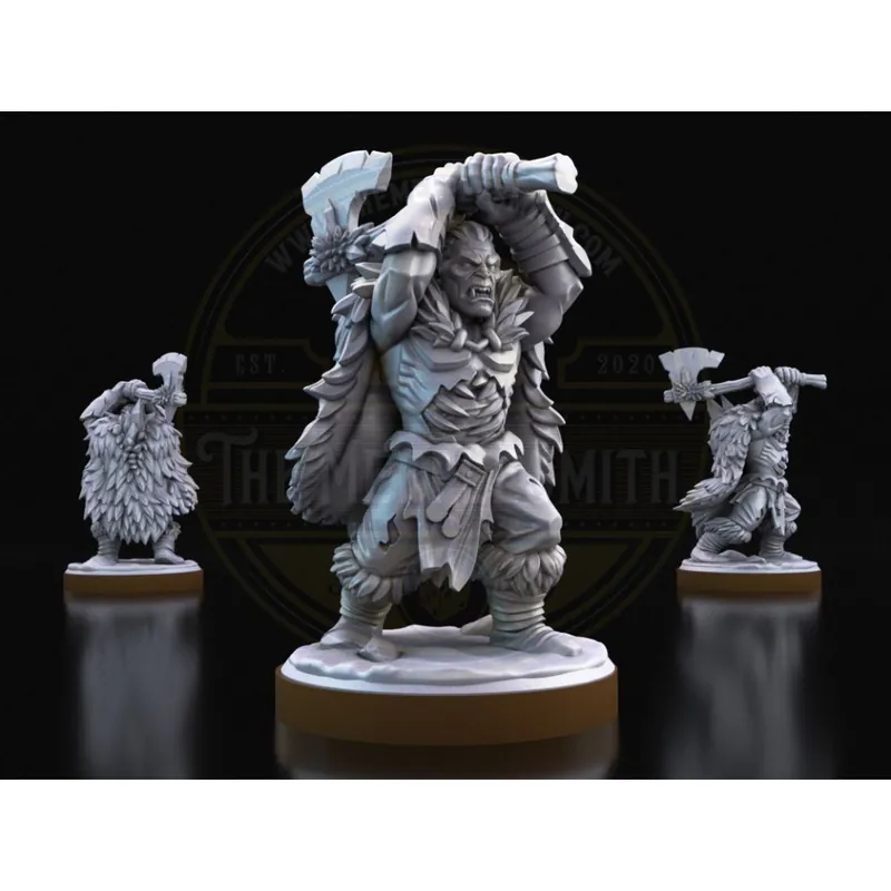 Frost Bound Thrall with Cleaver, Ice Zombie Uitverkoop