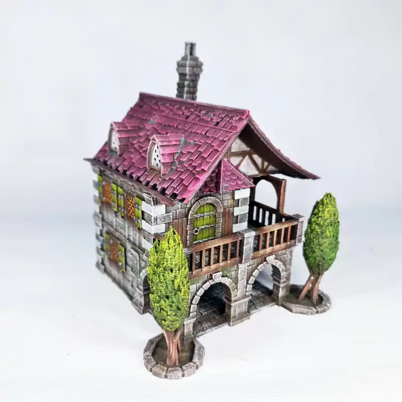 Rechtstreeks Van De Fabrikant 3D4U - Strawberry Field Abode - Medieval Town