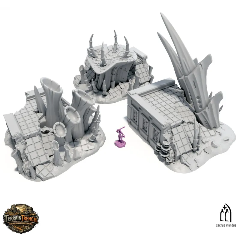 Betrouwbaar Infested Buildings A - Wargame Terrain