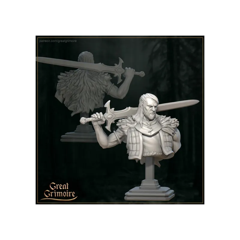 Express Levering Great Grimoire - Buste - Moon Hunter