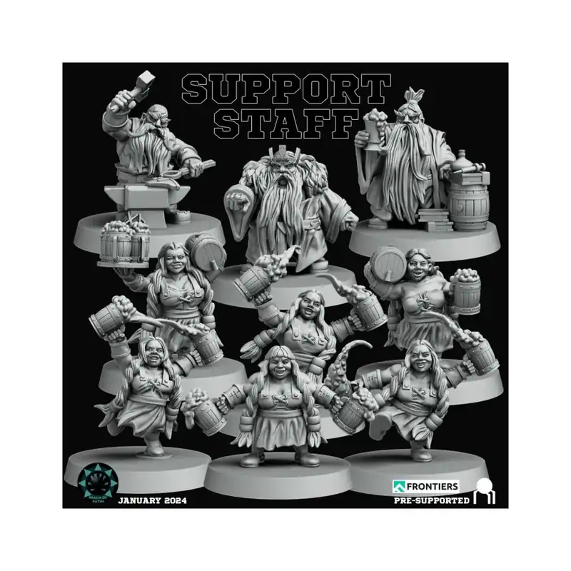 Ironbolt - Les Nains du Chaos - Staff Support Goedkoop