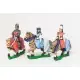 Command King / General & two Mounted Ladies 1150-1300AD Alleen Vandaag