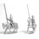 Early Renaissance Gendarmes in Sallets on Unarmoured Horse Uitverkoop