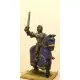 Superprijs Late Medieval Knights, 1360-1390AD in Bascinets & Jupon with Axe or Sword & Shield on Barded Horse
