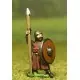 Tijdelijk Beschikbaar Late Medieval Isleman / Galloglaich in Long Tunic with Round Shield & Spear